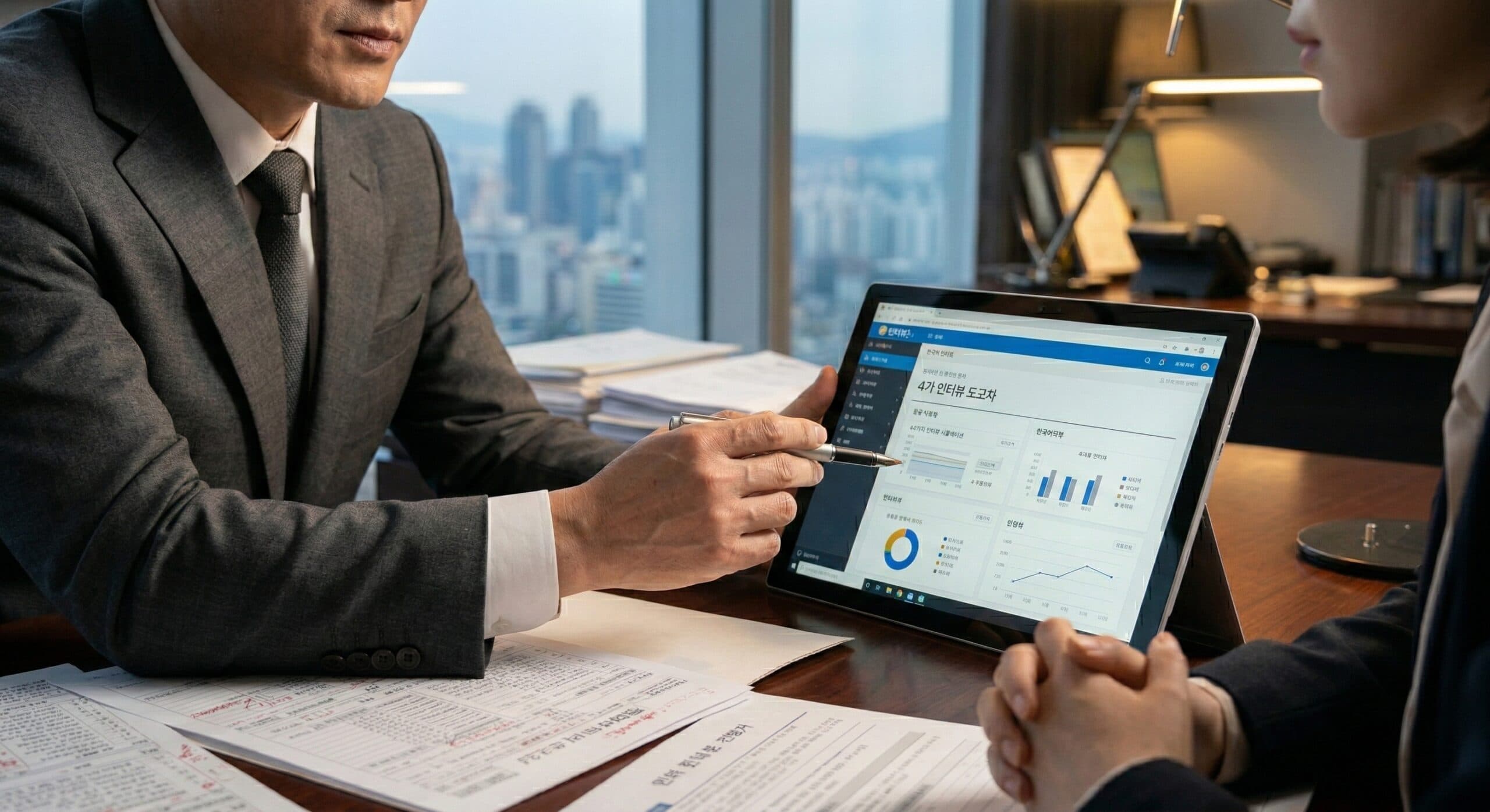 인터넷기장 관련 셀프택스 전문가가 1:1 절세 컨설팅을 제공하는 모습