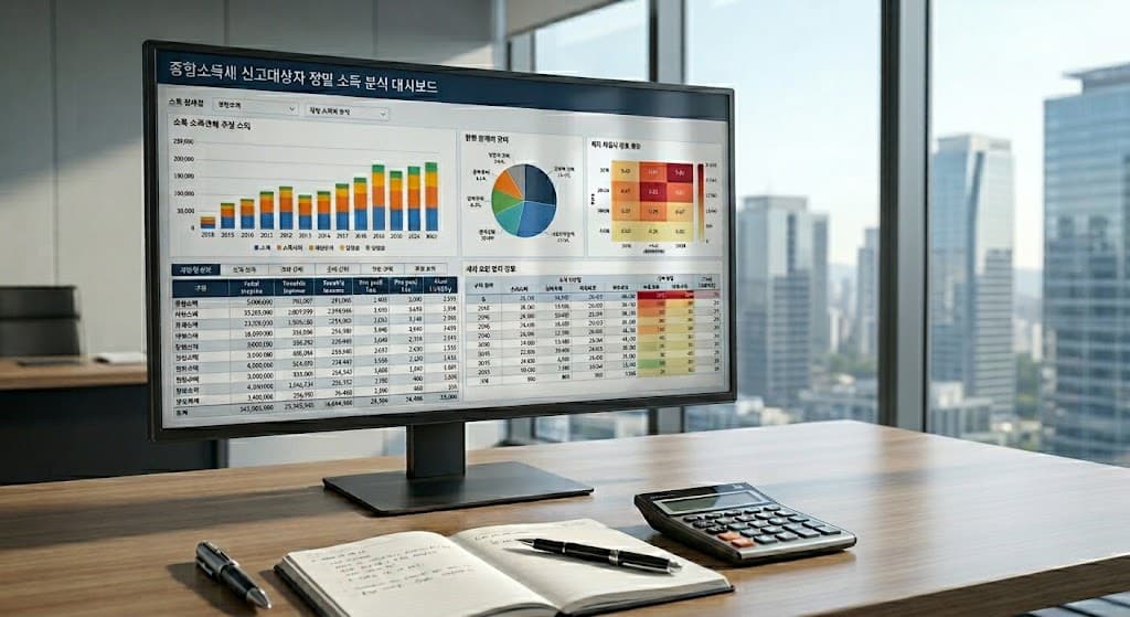 종합소득세 신고대상자 정밀 소득 분석 대시보드