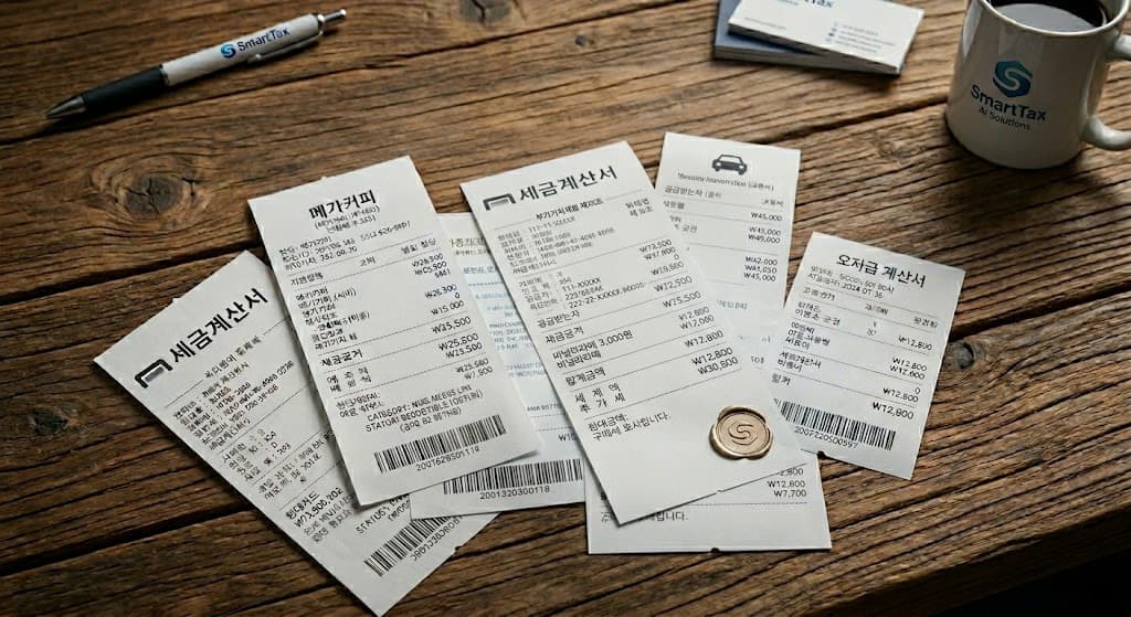 종합소득세 대상자의 지출 영수증